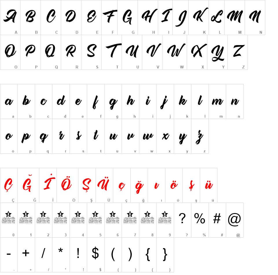 Single Case font